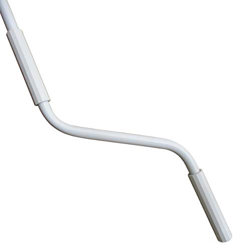 markiso Markisenkurbel 140 cm Weiß – Kurbel für Markise mit Fleischerhaken – Kurbelgestänge Pulverbeschichtet, Rostfrei, Ergonomische Griffe, Freilaufend für Leichte Bedienung markiso Markisenkurbel 140 cm Weiß – Kurbel für Markise mit Fleischerhaken – Kurbelgestänge Pulverbeschichtet, Rostfrei, Ergonomische Griffe, Freilaufend für Leichte Bedienung von markiso