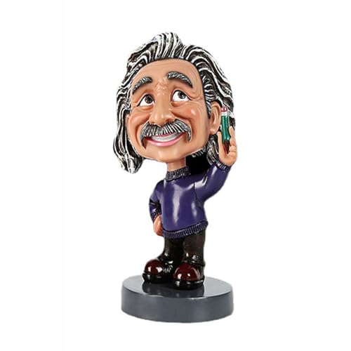 Cartoon Puppe Einstein Wackelkopf Home Decor Figur Dekorative Ornamente Puppe Auto Dekoration Home Decor Statuen von Weyot