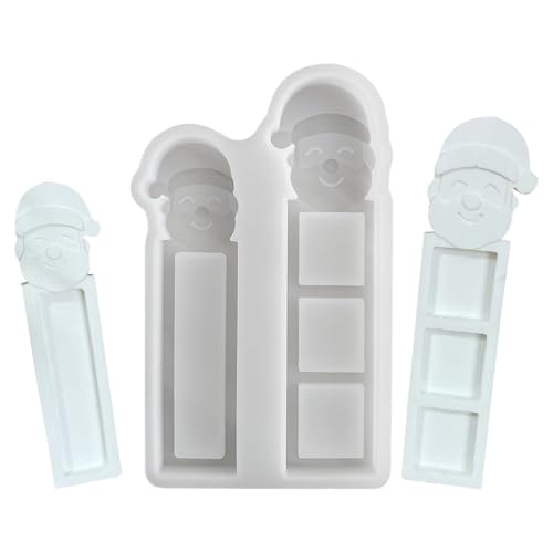 Silikonformen Gießformen Weihnachten, Silikon Pralinenschachtel, Santa Design Geldgeschenk Silikonform, Für Seife Kekse Füllung Deko von Wezalget