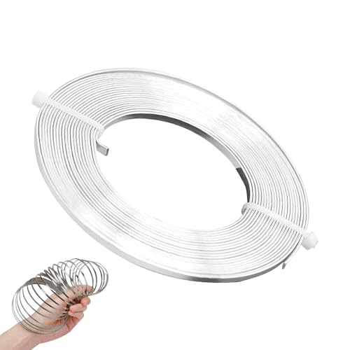 Wezalget Aluminium Basteldraht | Flexibler Draht Zum Umwickeln Für Schmuckperlen Und Metallarbeiten - Kabel Handgefertigter Kunstbedarf für Elektriker Häkeln Ohrringe Festtagsdekoration Hobbyisten von Wezalget