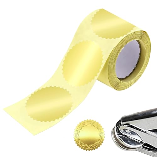 Wezalget Briefumschlag Siegelaufkleber | Folienverschluss-Sticker für Urkunden,100 Stück Selbstklebende Notarzertifikat Etiketten Für Dokumentenarchivierung Auszeichnungen Rechtliche Partygeschenke Wezalget Briefumschlag Siegelaufkleber | Folienverschluss-Sticker für Urkunden,100 Stück Selbstklebende Notarzertifikat Etiketten Für Dokumentenarchivierung Auszeichnungen Rechtliche Partygeschenke von Wezalget