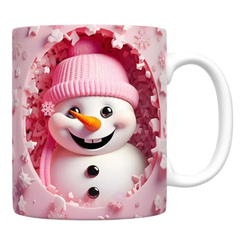 Wezalget Christmas Cups | Keramik Weihnachtskaffeetassen - 3D Design 350ml Mit Griff Trinkgefäß Für Frauen Mädchen Festtag Geburtstag Küche Urlaub Wezalget Christmas Cups | Keramik Weihnachtskaffeetassen - 3D Design 350ml Mit Griff Trinkgefäß Für Frauen Mädchen Festtag Geburtstag Küche Urlaub von Wezalget