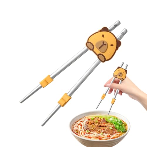 Wezalget Essstäbchenhilfe - Silikontrainer Für Essstäbchen Anfänger - Waschbarer Trainer Für Anfänger Zuhause Kinder Capybara Verbinder Wezalget Essstäbchenhilfe - Silikontrainer Für Essstäbchen Anfänger - Waschbarer Trainer Für Anfänger Zuhause Kinder Capybara Verbinder von Wezalget