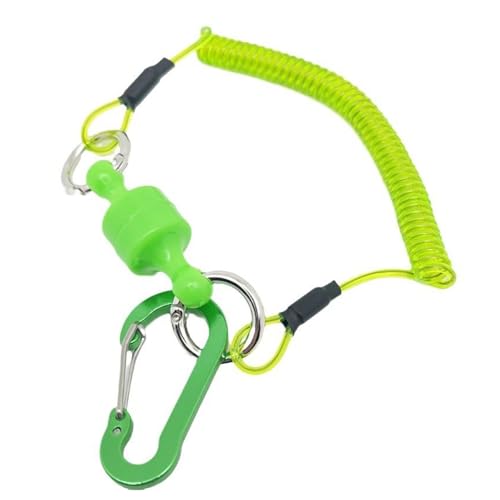 Wezalget Kescher Magnet - Kescherhalter,Karabiner Leine Schnellverschluss Rutschsicher Halter für Salzwasser Landung Watten Boot Fluss Wezalget Kescher Magnet - Kescherhalter,Karabiner Leine Schnellverschluss Rutschsicher Halter für Salzwasser Landung Watten Boot Fluss von Wezalget