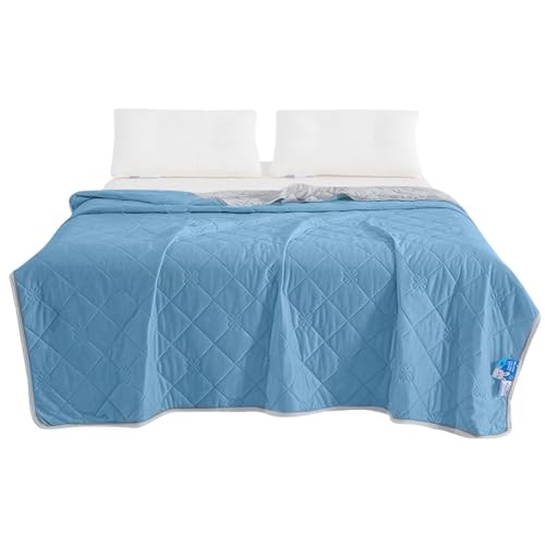 Wezalget Kühldecke, Sommerruhe Kühlklimadecke, Tragbare Schlafdecke Für Zuhause Bett Couch Sofa Outdoor Reise Camping von Wezalget