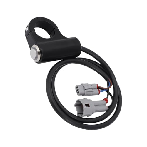 Wezalget Lichtschalter für Quad | wasserdichte Schalter für Motorrad-Scheinwerfer - wasserdichtes Design ohne Unterbrechung zur Energieeinsparung für Scooter Motorrad ATV von Wezalget