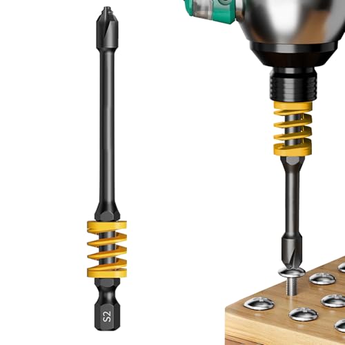 Wezalget Magnetischer Bohrersatz | Überdurchschnittlich Magnetische Federnde Spitze | Präzisionsschaft für Mutternbefestigung elektrische Bohrarbeiten und Heimwerker Wezalget Magnetischer Bohrersatz | Überdurchschnittlich Magnetische Federnde Spitze | Präzisionsschaft für Mutternbefestigung elektrische Bohrarbeiten und Heimwerker von Wezalget