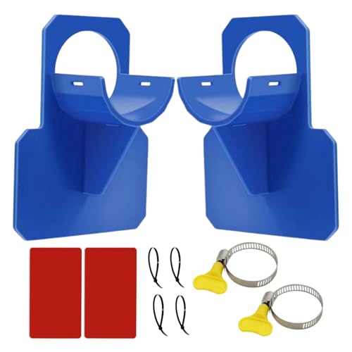 Wezalget Schwimmbad Rohrhalter - Pool Wasserschlauch Haltehalterungen - Verstellbare Rohrklemmenhaken Zubehör Für Garten Terrasse Draußen von Wezalget