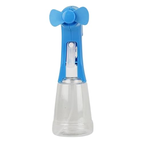Wezalget Tragbarer Ventilator Mit Sprühnebel | Handbetriebener Tragbarer Sprühventilator | Handheld Batteriebetriebenes Kühlsystem Für Wandern Lesen Angeln Pendeln Studentenzimmer von Wezalget