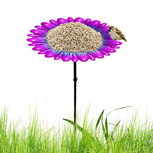 Wezalget Vogelfutterstation für den Außenbereich, Futterspender in Form einer Form, Tablett für Vogel, leicht zu reinigen, für Rasen, Terrassen und Außendekorationen Wezalget Vogelfutterstation für den Außenbereich, Futterspender in Form einer Form, Tablett für Vogel, leicht zu reinigen, für Rasen, Terrassen und Außendekorationen von Wezalget
