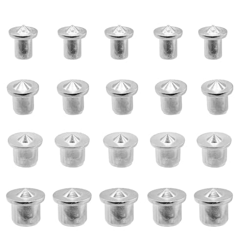 20 Stück Dübelhilfe-Set – Holzdübel-Zentrierspitzen in 6/8/10/12 mm – Perfekt für präzises Bohren und Setzen von Holzdübeln – Ideal für Holzarbeiten und Möbelbau von Wgewfhdf