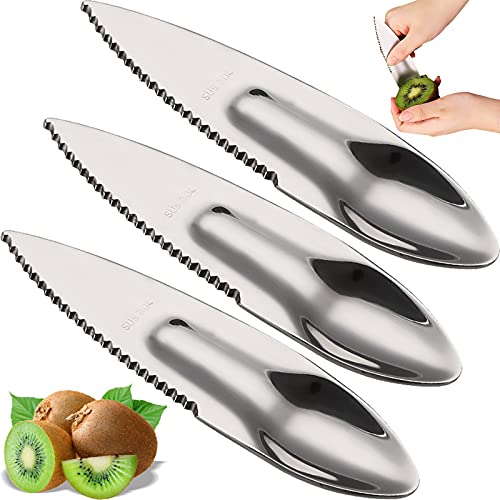Obst Schneiden Löffel Obst Slicer Messer Slicer Peeler Cutter Obst Helfer Messer Löffel Küchenhelfer Edelstahl Kiwi Cutter Gemüse Slicer Messer Geeignet Für Äpfel Grapefruits Papaya Orangen 3 Stück Obst Schneiden Löffel Obst Slicer Messer Slicer Peeler Cutter Obst Helfer Messer Löffel Küchenhelfer Edelstahl Kiwi Cutter Gemüse Slicer Messer Geeignet Für Äpfel Grapefruits Papaya Orangen 3 Stück von Wgnmdrub