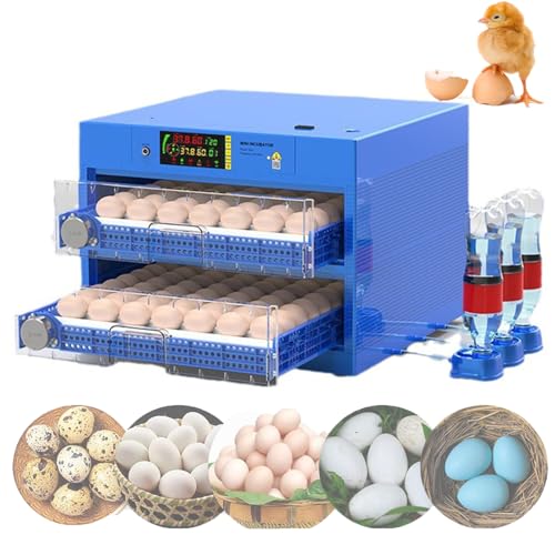 120-192 Egg Incubator, Automatic Incubator with Automatic Egg Turning and Temperature /Humidity Control, Automatic Water Addition, Dual Power Supply, for Hatching Chicken, Duck, and Goose,128eggs 120-192 Egg Incubator, Automatic Incubator with Automatic Egg Turning and Temperature /Humidity Control, Automatic Water Addition, Dual Power Supply, for Hatching Chicken, Duck, and Goose,128eggs von WhFKLca