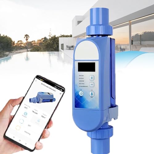 Self-Cleaning Salt Chlorine Generator, Pool Chlorinator System Automatic Self Adapting Salt Water Pool Chlorine Generator for Swimming Pool,Built-in Wi-Fi & App Remote Control 8g/h Self-Cleaning Salt Chlorine Generator, Pool Chlorinator System Automatic Self Adapting Salt Water Pool Chlorine Generator for Swimming Pool,Built-in Wi-Fi & App Remote Control 8g/h von WhFKLca
