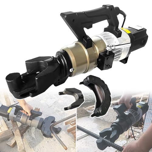 WhFKLca 1200 W/1800 W Elektrischer Hydraulischer Bewehrungsbieger, 2-in-1-Funktion (Biegen + Richten), Biegebereich: 8–22/16–25/16–28 mm, Biege-/Richtwinkel (0–90 °, ≥ 110 °).,25E von WhFKLca