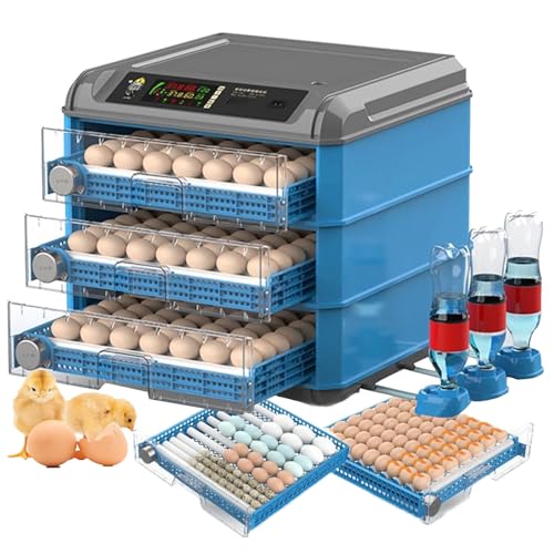 WhFKLca Automatic Egg Incubator, Egg Incubators for Hatching Eggs with Automatic Egg Turning and Humidity Control, Dual Power Supply + Energy Efficient, for Hatching Chicken, Duck, and Goose,152eggs WhFKLca Automatic Egg Incubator, Egg Incubators for Hatching Eggs with Automatic Egg Turning and Humidity Control, Dual Power Supply + Energy Efficient, for Hatching Chicken, Duck, and Goose,152eggs von WhFKLca