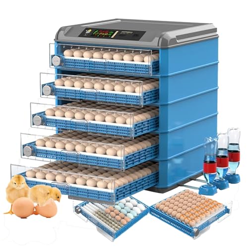 WhFKLca Automatic Egg Incubator, Egg Incubators for Hatching Eggs with Automatic Egg Turning and Humidity Control, Dual Power Supply + Energy Efficient, for Hatching Chicken, Duck, and Goose,500eggs WhFKLca Automatic Egg Incubator, Egg Incubators for Hatching Eggs with Automatic Egg Turning and Humidity Control, Dual Power Supply + Energy Efficient, for Hatching Chicken, Duck, and Goose,500eggs von WhFKLca