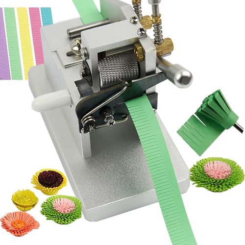 WhFKLca Fringer Cutting Machine, Paper Art Tassel Machine, Manual Paper Quilling Machine, 0.3-2.5 Width Adjustable, 3D Colorful Handmade Paper Fringed Flower Roll Paper Flower Maker WhFKLca Fringer Cutting Machine, Paper Art Tassel Machine, Manual Paper Quilling Machine, 0.3-2.5 Width Adjustable, 3D Colorful Handmade Paper Fringed Flower Roll Paper Flower Maker von WhFKLca