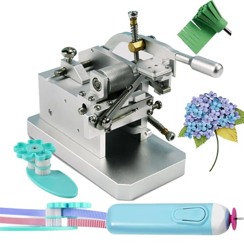 WhFKLca Fringer Cutting Machine + DIY Roller Quilting Tools + Paper Quilling Pen, Paper Quilling Kit, 0.3~4mm Width Adjustable, 3D Colorful Handmade DIY Paper Fringed Flower Roll Paper Flower Maker WhFKLca Fringer Cutting Machine + DIY Roller Quilting Tools + Paper Quilling Pen, Paper Quilling Kit, 0.3~4mm Width Adjustable, 3D Colorful Handmade DIY Paper Fringed Flower Roll Paper Flower Maker von WhFKLca