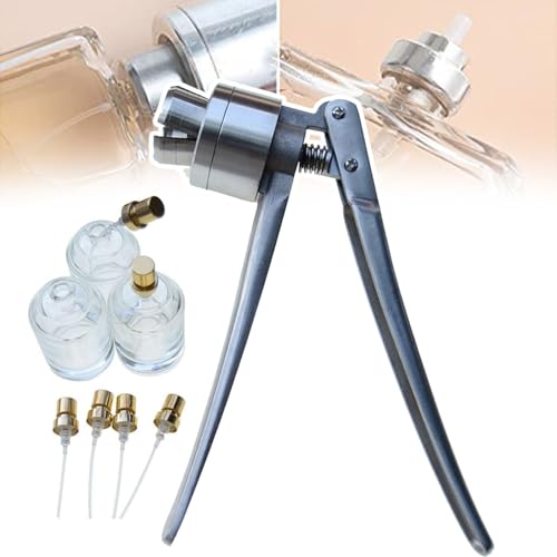 WhFKLca Perfume Bottle Vial Crimper Machine, 13mm/15mm/18mm/20mm Stainless Steel Press Capping Machine Hand Sealing Machine, Manual Ampoule Crimper, Bottle Cap Crimping Capping Tools,13mm von WhFKLca