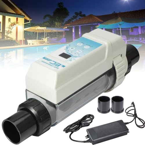 WhFKLca Salt System Pool Salt Water Chlorator, Salt Chlorinator, Salt Water Pool Chlorination System with Automatic Cleaning Function, Advanced Microcomputer Technology for Spa Pools 8g/hr WhFKLca Salt System Pool Salt Water Chlorator, Salt Chlorinator, Salt Water Pool Chlorination System with Automatic Cleaning Function, Advanced Microcomputer Technology for Spa Pools 8g/hr von WhFKLca