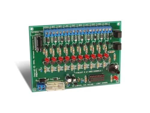 Whadda Lötbausatz, 10-Kanal-Lichteffektengenerator, 12 V von Whadda
