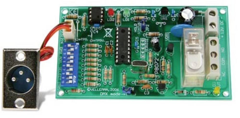 Whadda LED-Bild Whadda WSL8072 LED Bausatz DMX-gesteuerter Relaisschalter Whadda LED-Bild Whadda WSL8072 LED Bausatz DMX-gesteuerter Relaisschalter von Whadda