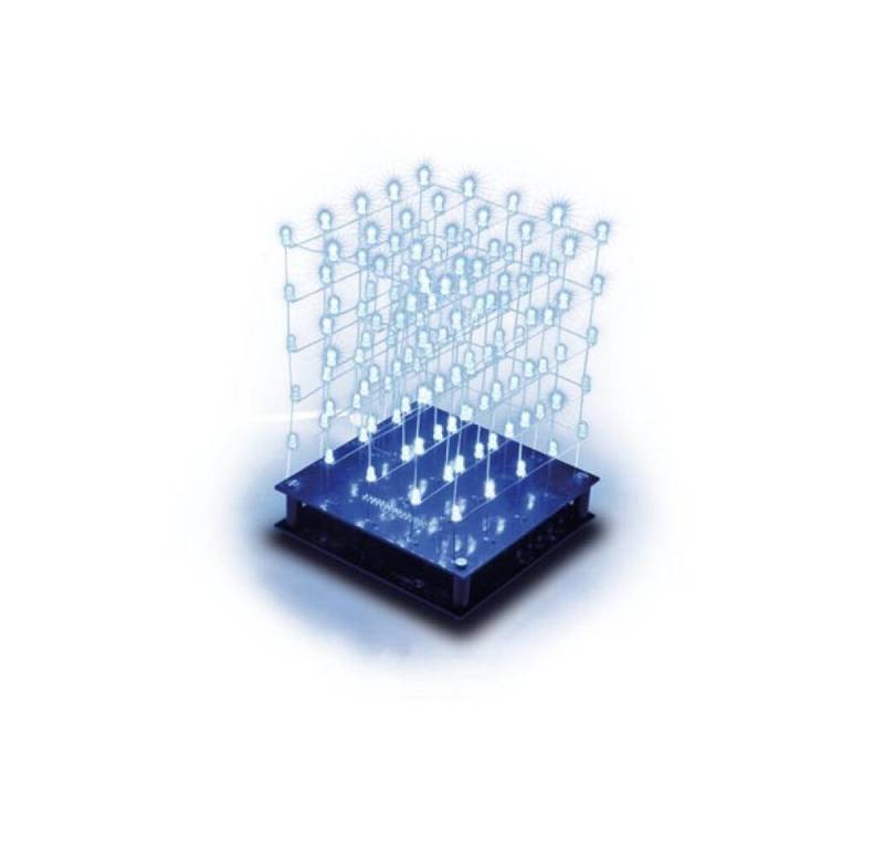 Whadda LED Würfel 3d-led-cube 5 x 5 x 5 (blaue leds) von Whadda