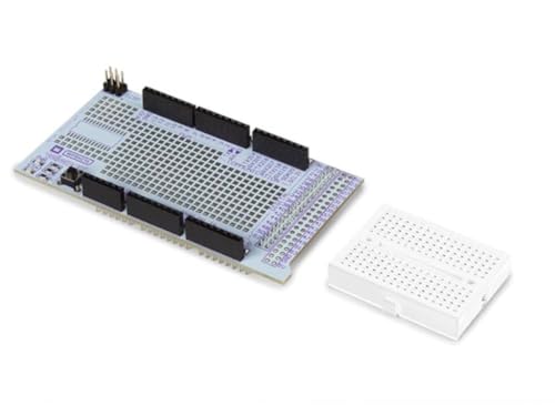 Whadda Protoshield für Arduino® Mega, Prototyping Mini-Breadboard, Reset-Taste, LED von Whadda