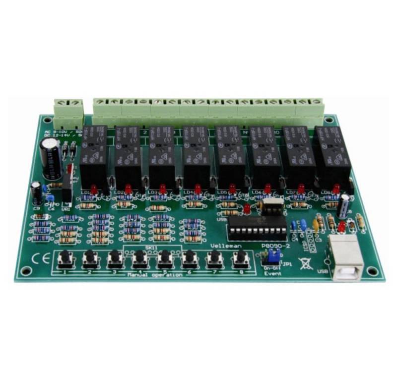 Whadda Relais-Modul Whadda WSI8090 Relaiskarte von Whadda