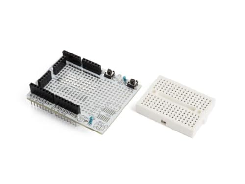 Whadda Protoshield mit Mini-Steckbrett für Arduino® Uno, eigene Schaltkreise entwerfen von Whadda