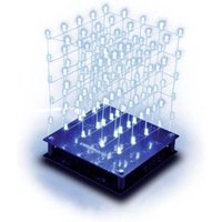 Whadda WSL8018B LED Bausatz 3D-LED-Cube 5 x 5 x 5 (blaue LED) von Whadda