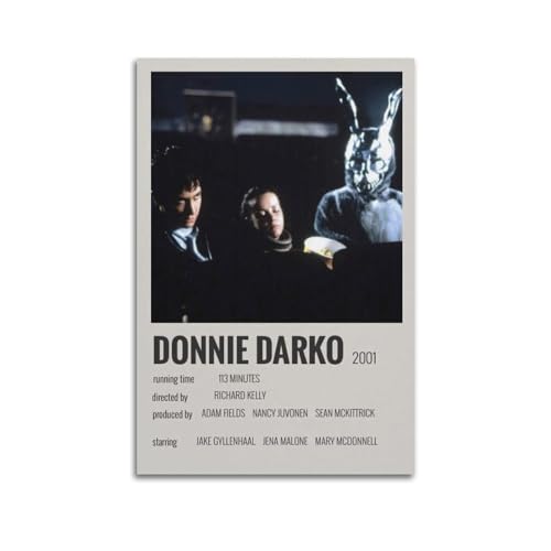 Donnie Darko Film-Leinwand-Poster, Raumdekor-Poster für Schlafzimmer, Wohnzimmer, Wände, 50 x 75 cm, ungerahmt von Whak