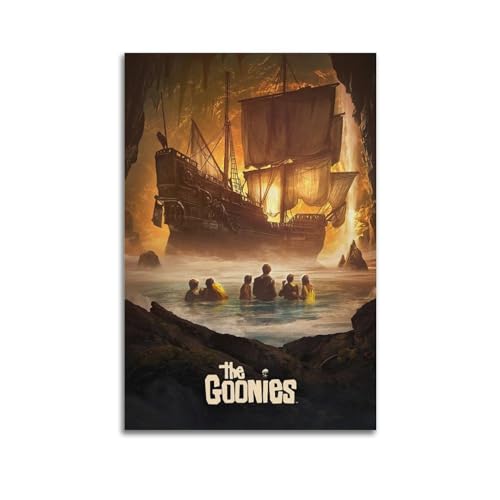 Filmposter "The Goonies", Raumdekoration, Poster für Schlafzimmer, Wohnzimmer, Wände, 30 x 45 cm, ungerahmt von Whak