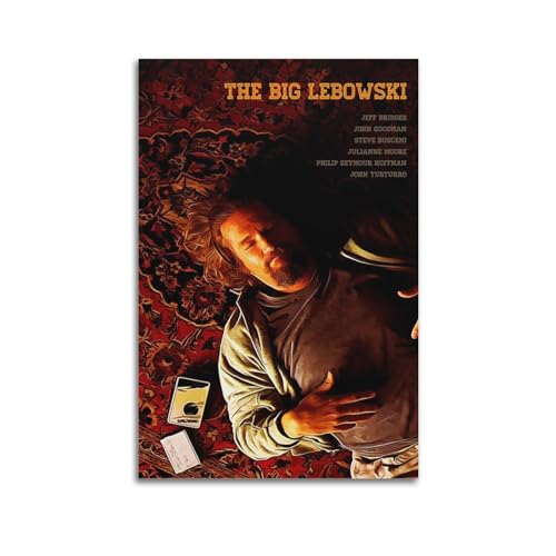 Leinwandposter "The Big Lebowski", Raumdekoration, Poster für Schlafzimmer, Wohnzimmer, Wände, 50 x 75 cm, ungerahmt von Whak