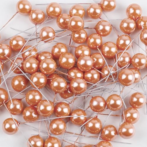 Whakano 20 Stück Künstliche Beeren 12mm,Dekorative Beerenstiele,Beeren Früchte,für DIY Handwerk Dekoration,Weihnachtsbaum Weihnachtskranz Tischdeko,Hochzeit,Home Decoration,Champagner von Whakano