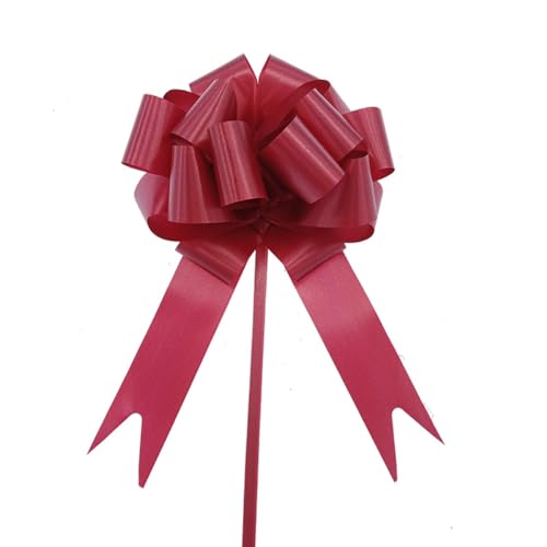Whakano 90 Stück Geschenk Schleife Ziehschleife,12 x 20cm Pull Bow Zugband Polyband Dekoschleife Geschenkschleife,zum Hochzeitskörben,Weihnachtsdeko,Party,Geburtstag,Weinrot Whakano 90 Stück Geschenk Schleife Ziehschleife,12 x 20cm Pull Bow Zugband Polyband Dekoschleife Geschenkschleife,zum Hochzeitskörben,Weihnachtsdeko,Party,Geburtstag,Weinrot von Whakano