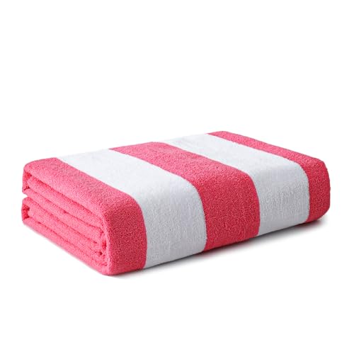 Whale Flotilla Mikrofaser Strandtuch Strandtücher Badetuch Pooltuch Duschtuch mit Buntem Streifenmuster Rot, 76x152 cm, Weich, Leicht, Saugfähig Whale Flotilla Mikrofaser Strandtuch Strandtücher Badetuch Pooltuch Duschtuch mit Buntem Streifenmuster Rot, 76x152 cm, Weich, Leicht, Saugfähig von Whale Flotilla
