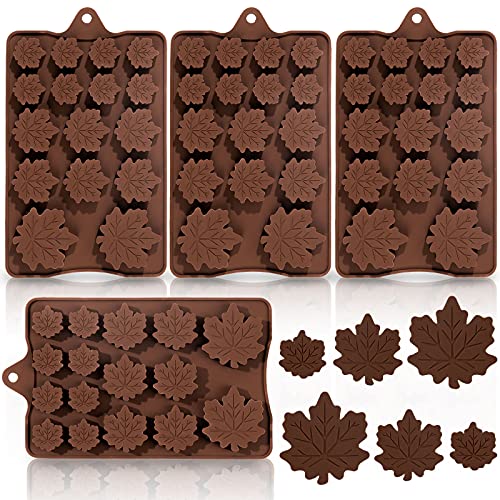 Whaline 4 Stück Silikon Ahornblätter Form 3 Größen Herbst Herbst Fondant Harz Form Braun Blatt Form Kaffee Süßigkeiten Backformen für DIY Handwerk Herbst Ernte Thanksgiving Halloween Cupcake Kuchen Whaline 4 Stück Silikon Ahornblätter Form 3 Größen Herbst Herbst Fondant Harz Form Braun Blatt Form Kaffee Süßigkeiten Backformen für DIY Handwerk Herbst Ernte Thanksgiving Halloween Cupcake Kuchen von Whaline