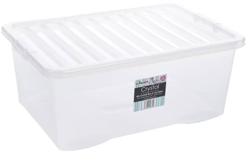 B-Ware Wham Aufbewahrungsbox Behälter Polypropylen Box 45 L Transparent 60x40x25cm B-Ware Wham Aufbewahrungsbox Behälter Polypropylen Box 45 L Transparent 60x40x25cm von Wham