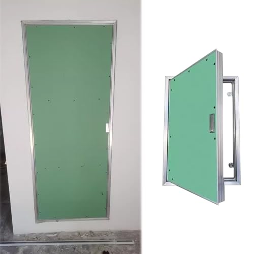 Revisionsklappe Nahtlose Revisionsklappe für den Innen- und Außenbereich, Überstreichbare Trockenbau-Revisionsklappe, Sanitär-Zugangskasten, Hochleistungs-Türabdeckung für Gipskartonplatten(30x100cm(1 von WhamtL