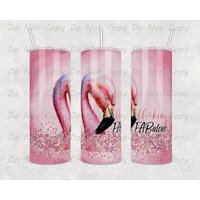 Beflockung Fabelhafter Flamingo-Becher, 20 Unzen Oder 30 Becher, Bleiben Sie Mit Stil Hydratisiert, Perfekt Für Extravagante Sipper von WhatASaltyMug