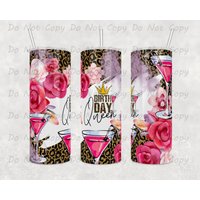 Birthday Queen Custom Tumbler - 20 Unzen Oder 30 Becher, Anpassbares Geburtstagsgeschenk-Trinkgeschirr Für Ihren Besonderen Tag von WhatASaltyMug