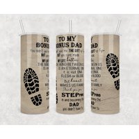 Bonus Dad Becher - 20Oz Oder 30Oz Grüßen Sie Ihren Mit Diesem Benutzerdefinierten Zum Vatertagsjubel von WhatASaltyMug