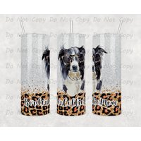 Border Collie Mom/Dad Becher Edelstahl Hundeliebhaber Geschenk | 20Oz Oder 30Oz von WhatASaltyMug