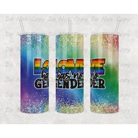 Lgbtq Pride Custom Tumbler - Love Has No Gender 20Oz Oder 30Oz Tumbler, Perfektes Geschenk Für Unterstützer Der Gleichheit Von von WhatASaltyMug