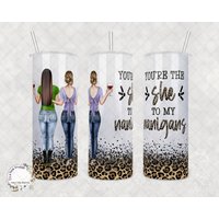 Angepasst Du Bist Die Sie Zu Meinen Nanigans Becher - 20 Unzen Oder 30 Unzen, Personalisiertes Geschenk Für Beste Freundin, Leopardenmuster-Design von WhatASaltyMug