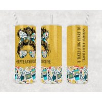 Slp Teacher Life Tumbler - 20Oz Oder 30Oz Tumbler, Perfekt Für Logopädie-Profis, Geschenkidee Lehrer von WhatASaltyMug