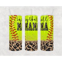 Schlagen Sie Einen Home Run Mit Diesem Softball Mama Custom Tumbler, 20 Unzen Oder 30 Abgeschreckt Und Stolz An Der Seitenlinie von WhatASaltyMug