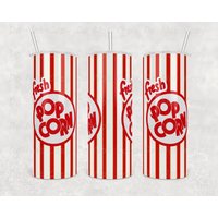Snack in Style Custom Popcorn Bag Tumbler - 20 Oder 30Oz Movie Night Essential, Einzigartiges Geschenk von WhatASaltyMug